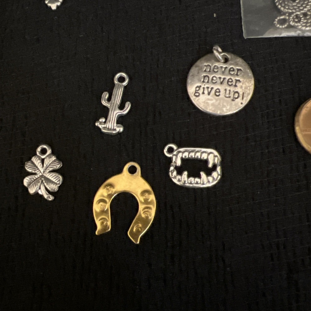 Mixed Charm Lot Jewelry Animals Beach Tropical Paris Fairy Cruise Ship Craft Lot - Picture 7 of 16